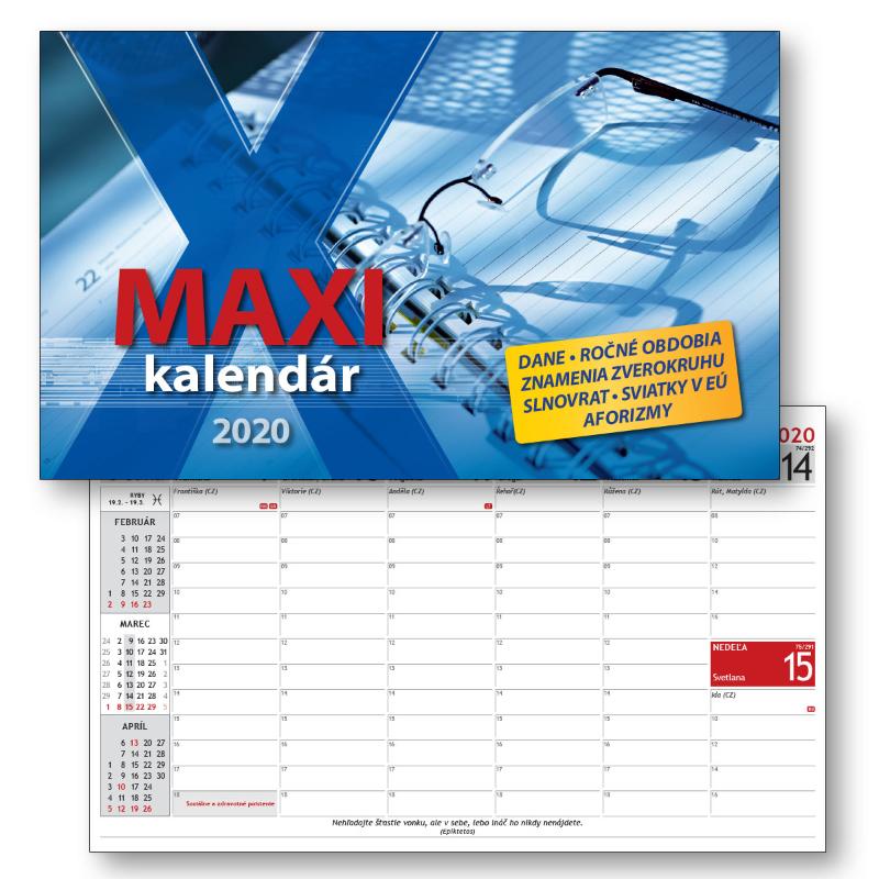 S29 Maxi kalendár